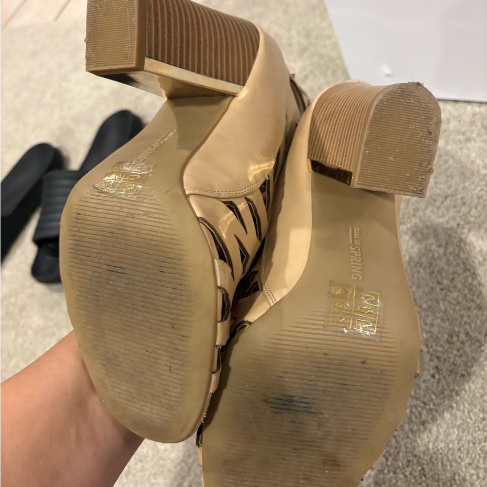 Call It Spring Tan Heels - Picture 4 of 4